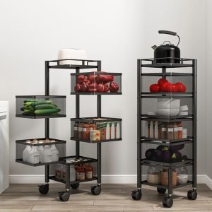6 Layer Square Shape Kitchen Rack