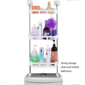 2 pic kitchen and bathroom storage racks